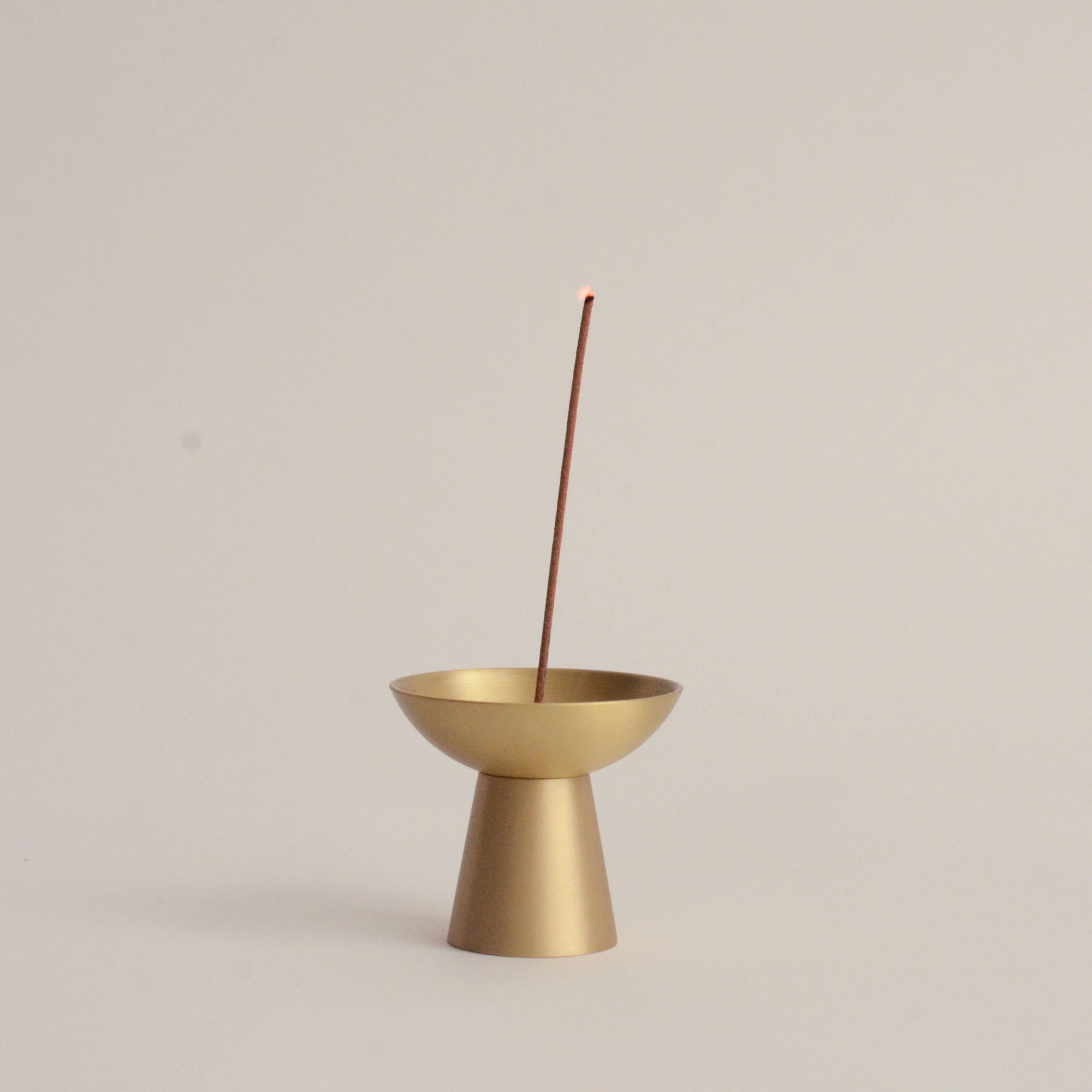 Brass Cylinder Ash Catcher Incense Holder