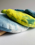 Heart Eye Pillow - Botanically Dyed - Indigo Sky - V Day