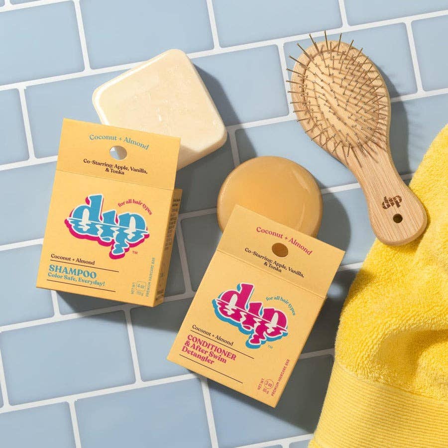 Dip - Conditioner Bar &amp; After Swim Detangler - Coconut &amp; Almond: 3 oz