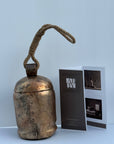 Large Brass Bell 8”– Statement Home Decor/Mindfulness Ritual