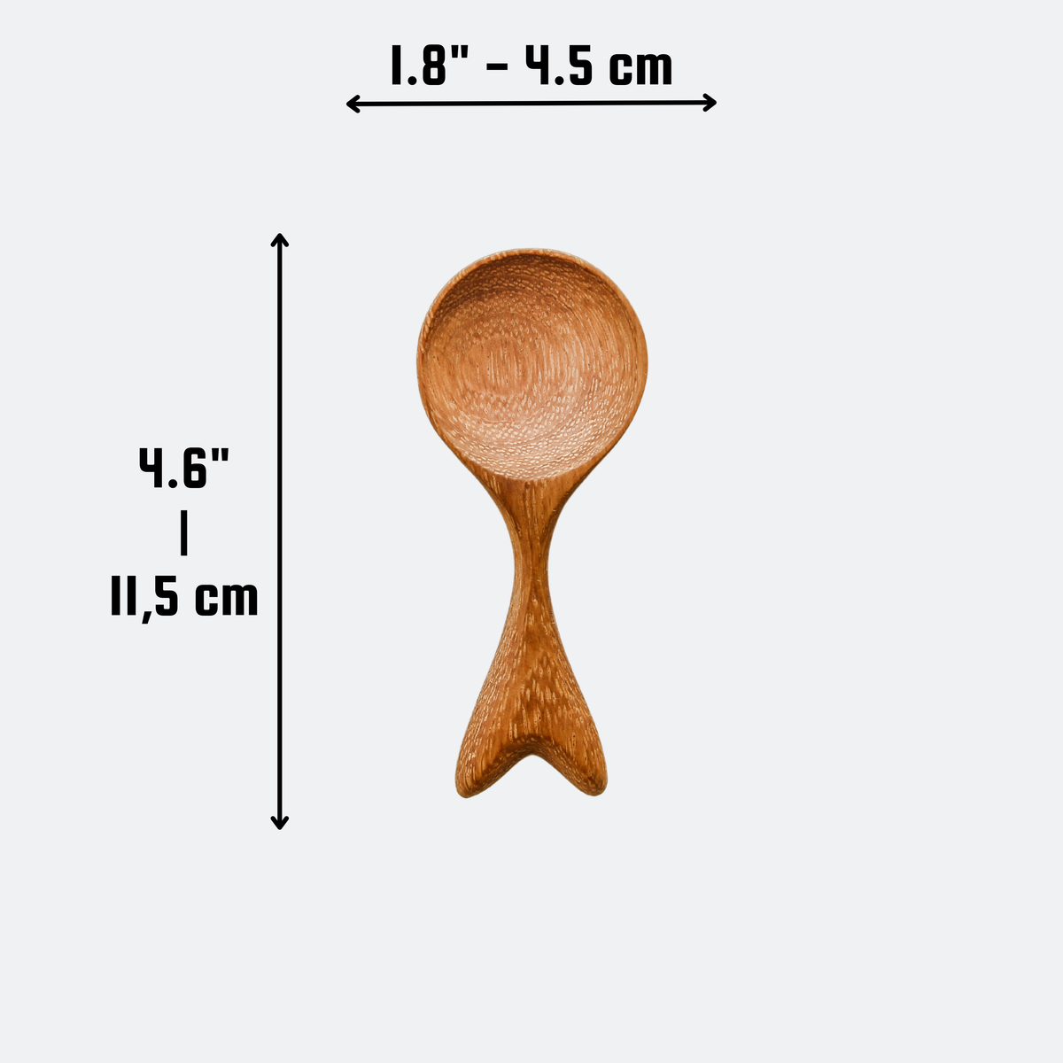 Handcarved Wooden Coffee, Tea Spoon - Measuring Spoon