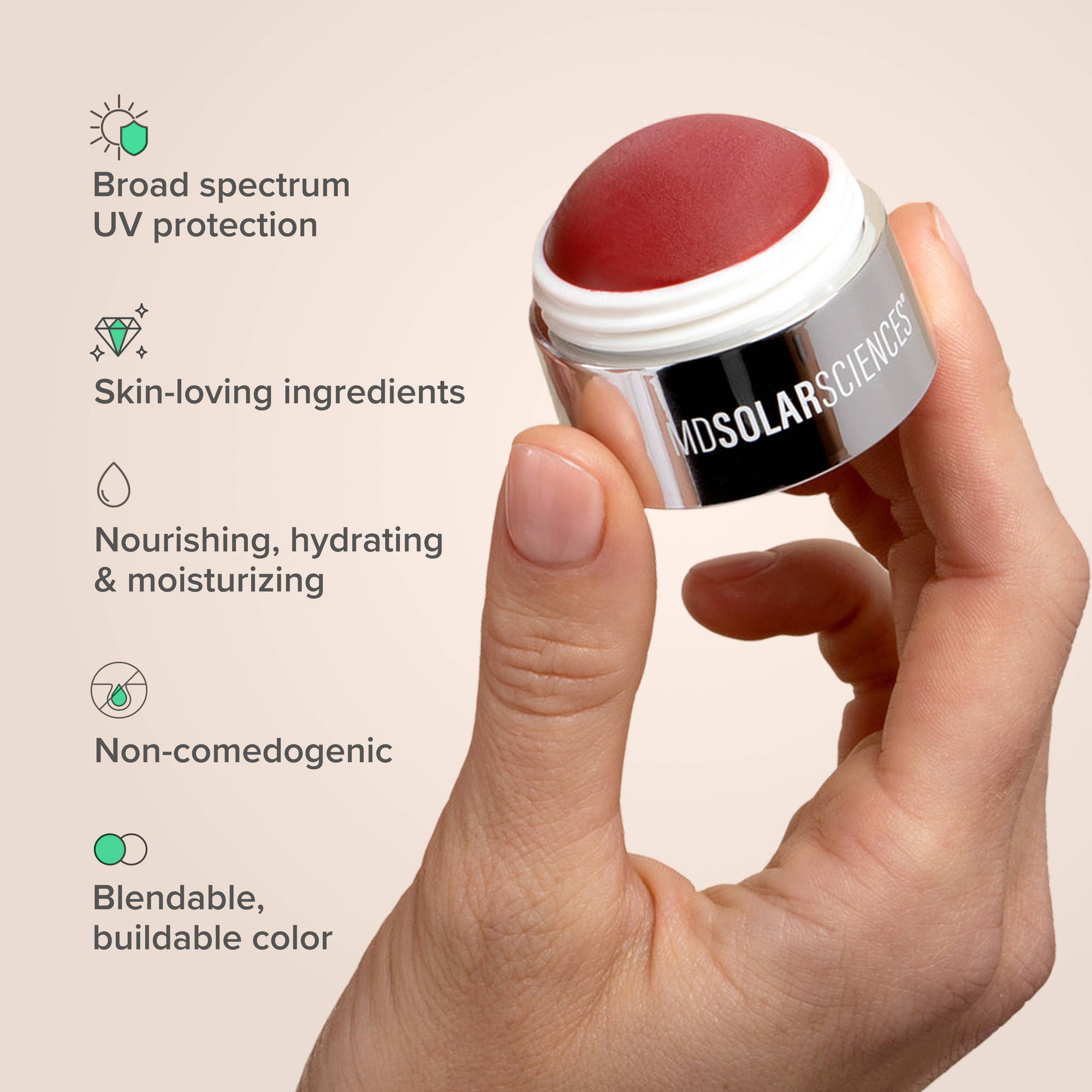 Cheek Crème SPF 30 - Heat Wave | Cream Blush with Sunscreen