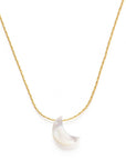 Mother of Pearl Moon Necklace