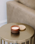 Calyan Wax Co. - Mahogany + Cashmere - Resilience Series 3 Wick Soy Candle