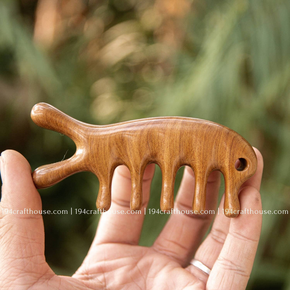 Natural Wooden Scalp Massage Comb  - Gifts For Mom