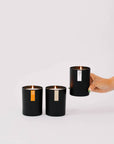 Musk + Teakwood - Matte Black Tumbler Soy Candle