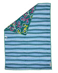 Mountain Bike Tea Towel - Teal, Pink, & Yellow