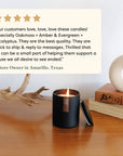 Cedar + Tobacco - Matte Black Tumbler Soy Candle