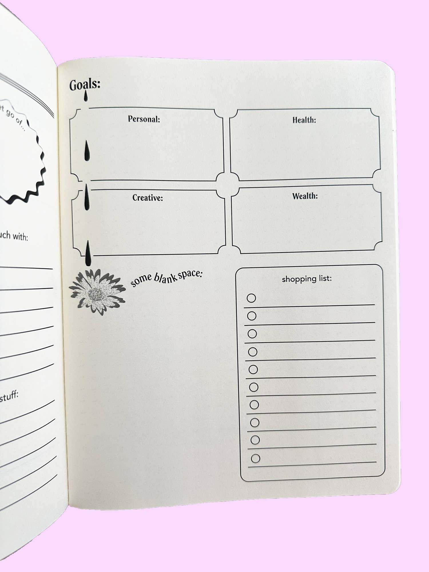 Rare Rose Month View Planner
