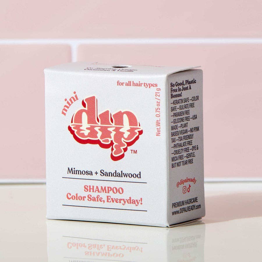 Mini Dip Color Safe Shampoo Bar for Every Day - Mimosa &amp; San