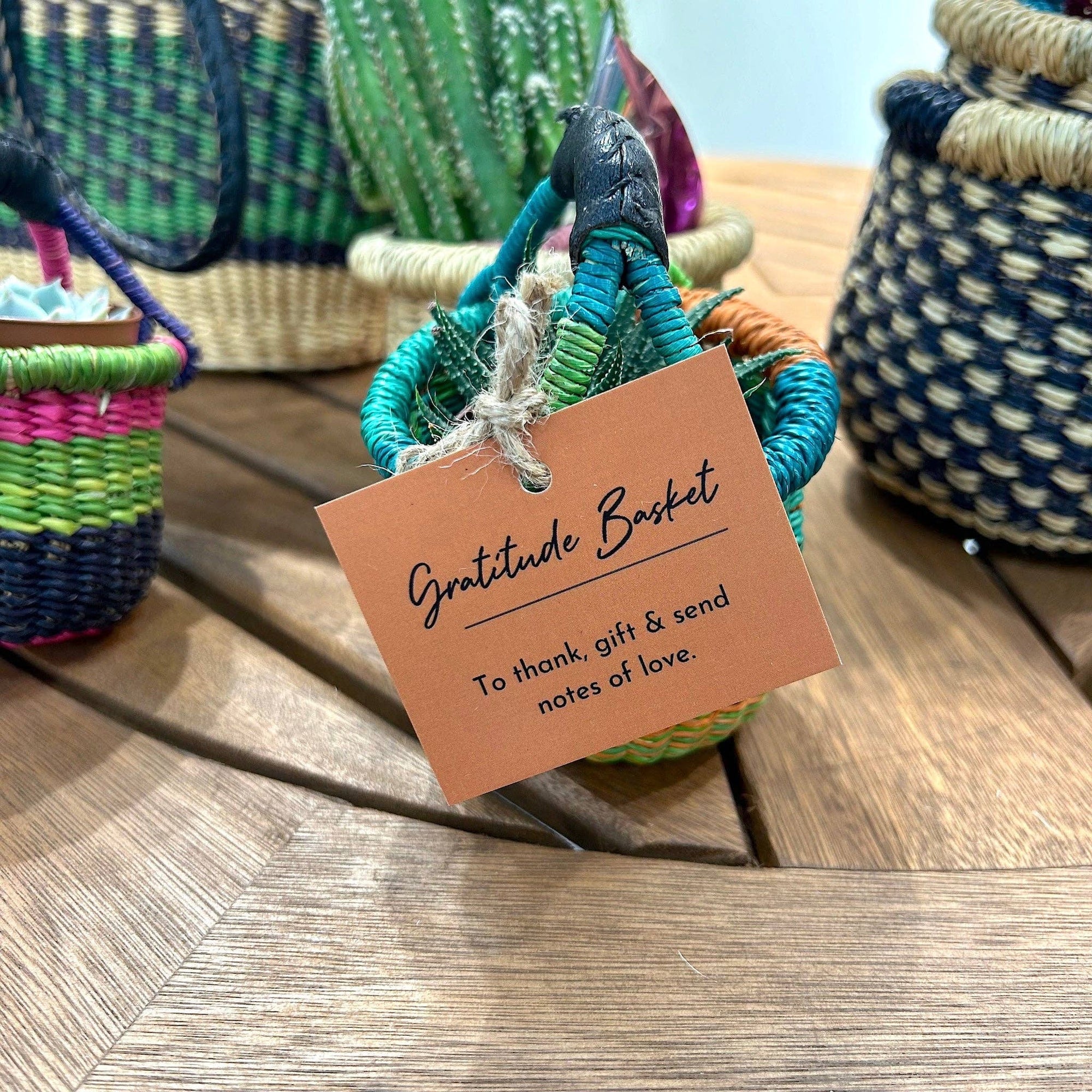 Mini Gratitude Basket