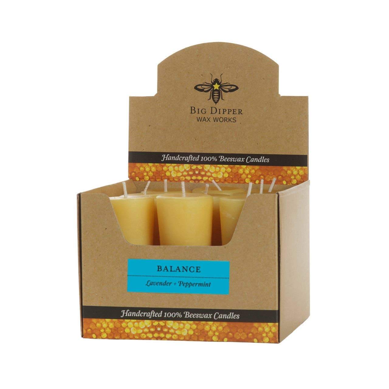 Votive Candles – Beeswax Aromatherapy – 15 Hour Burn