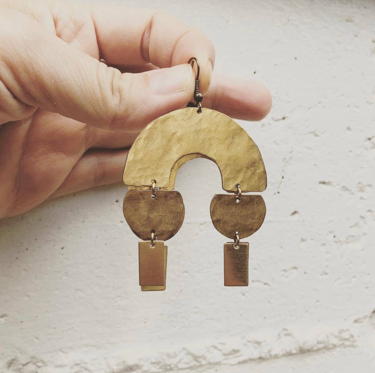 Assorted handmade, Nature Inspired, Brass + Gemstone Jewelry