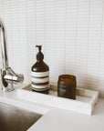 Vetiver + Tonka - Amber Jar Soy Candle