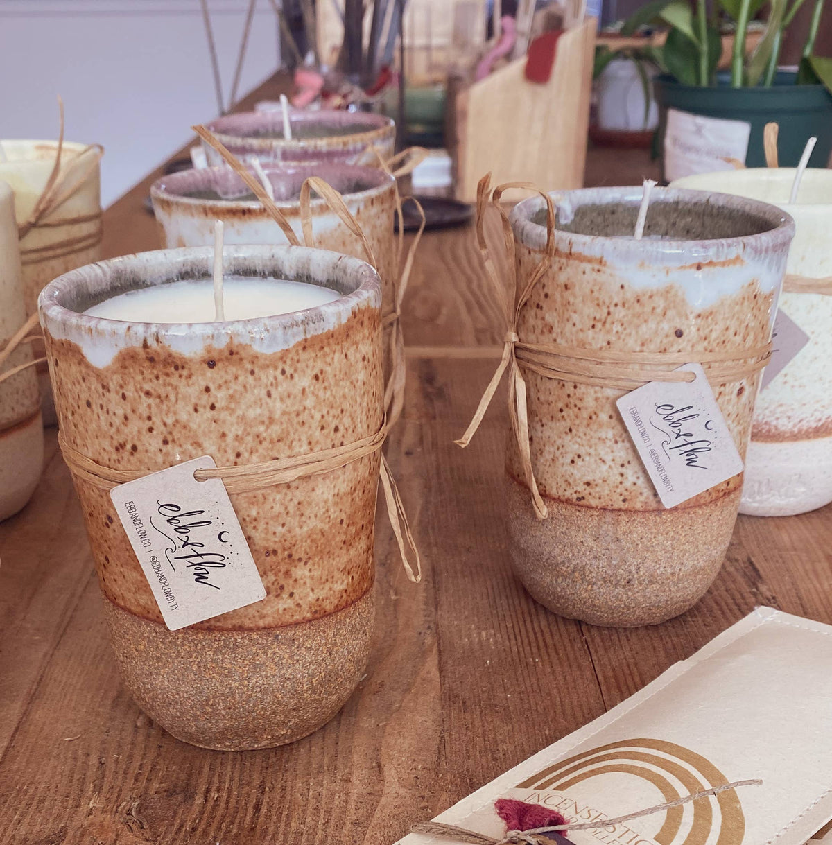 Shoreline ceramic Candle &amp; vessle