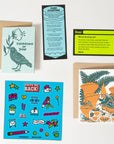 Mushroom + Crow Letter Writing Write Me Back Pen Pal Kit