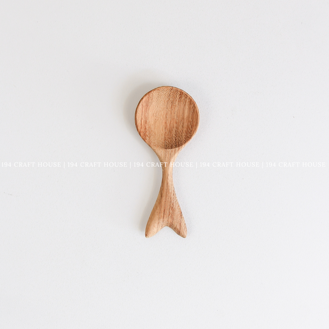 Handcarved Wooden Coffee, Tea Spoon - Measuring Spoon