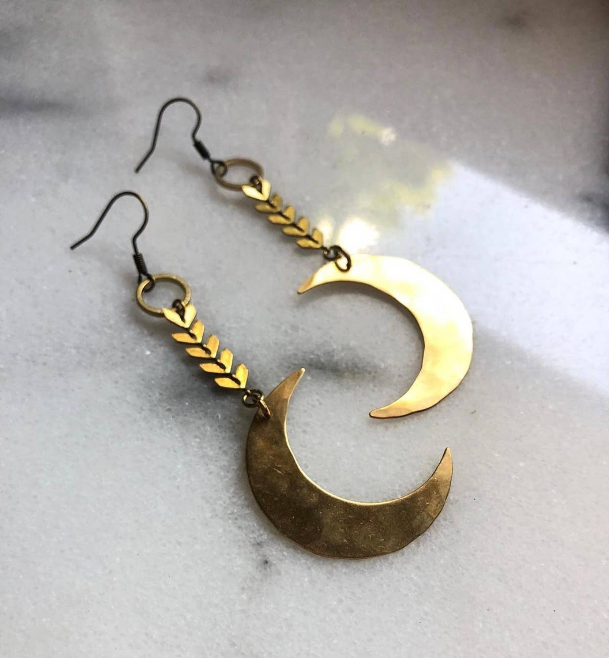 Assorted handmade, Nature Inspired, Brass + Gemstone Jewelry
