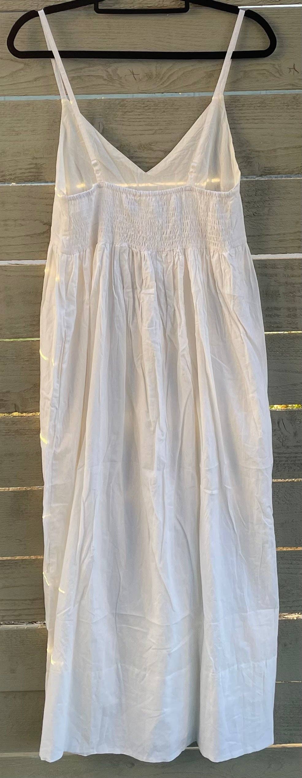 Hamptons Dress - Natural White