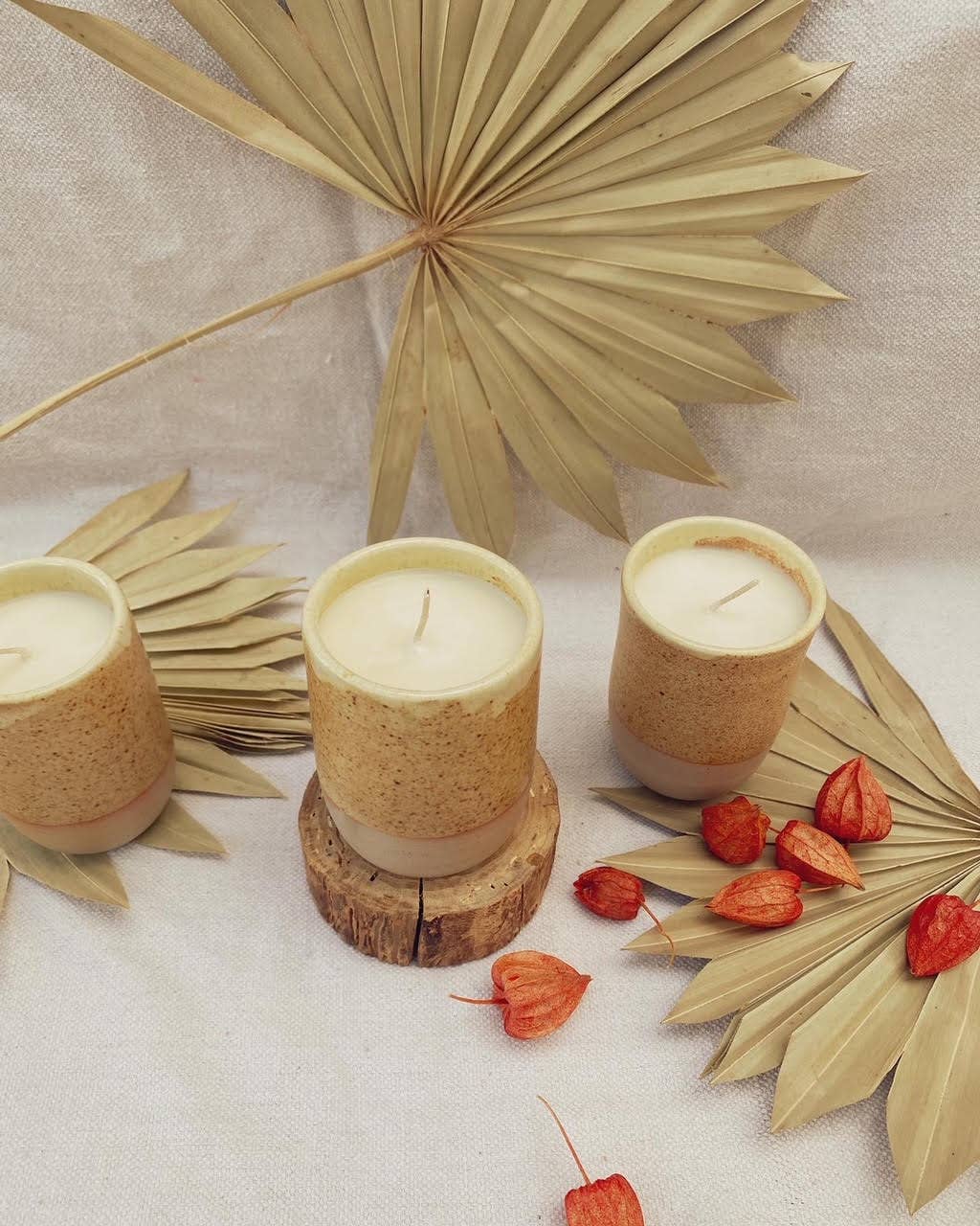 Sage &amp; Sea Grass Ceramic Candle