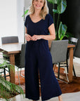KIOVA V-NECK BAMBOO JUMPSUIT