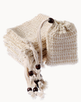Organica Sisal Soap Saver Natural Mesh Bag with Bamboo Bead