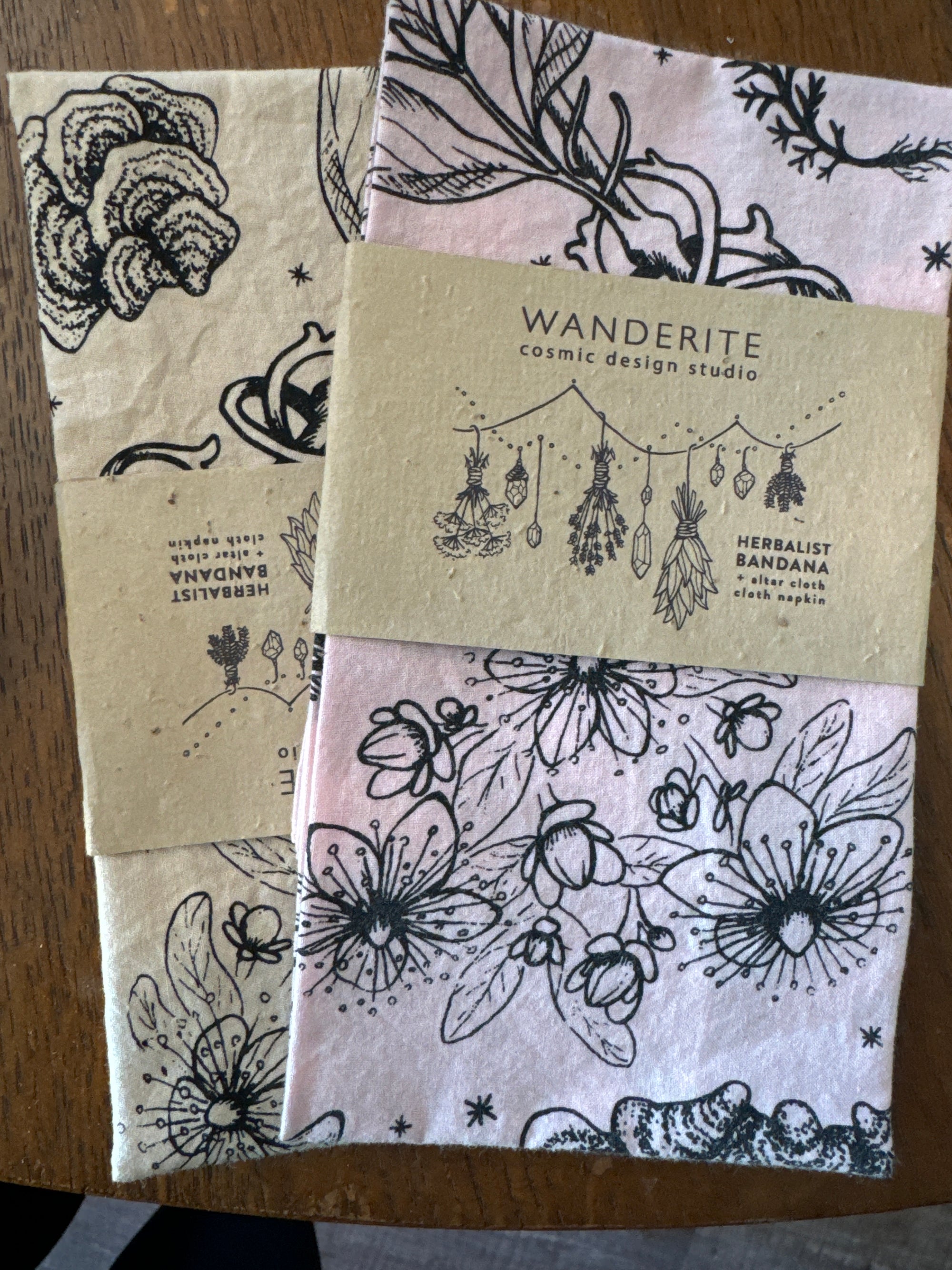 Wanderite - Bandana | Herbs of Protection | Hand Dyed |