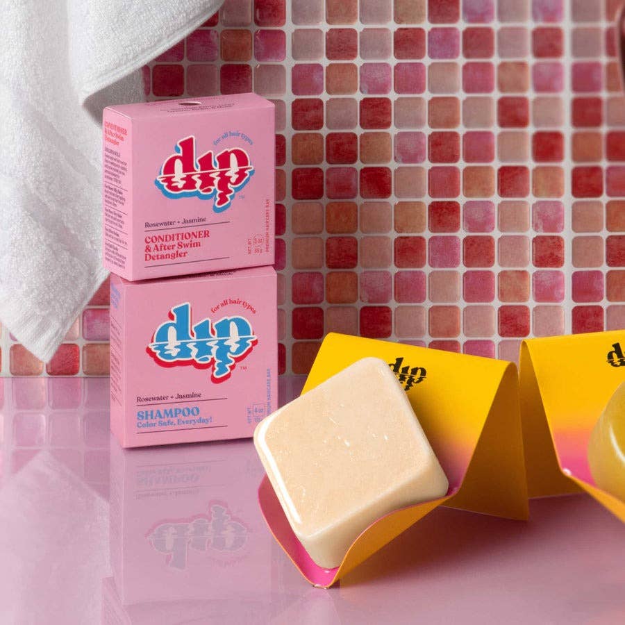 Dip - Color Safe Shampoo Bar for Every Day - Rosewater & Jasmine: 4 oz