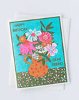 Happy Birthday Dear Friend Letterpress Card