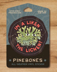 Lichen Friends- Durable & Weatherproof Sticker 