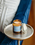 Calyan Wax Co. - Seaside + Citrus Mini Amber Jar Soy Candle