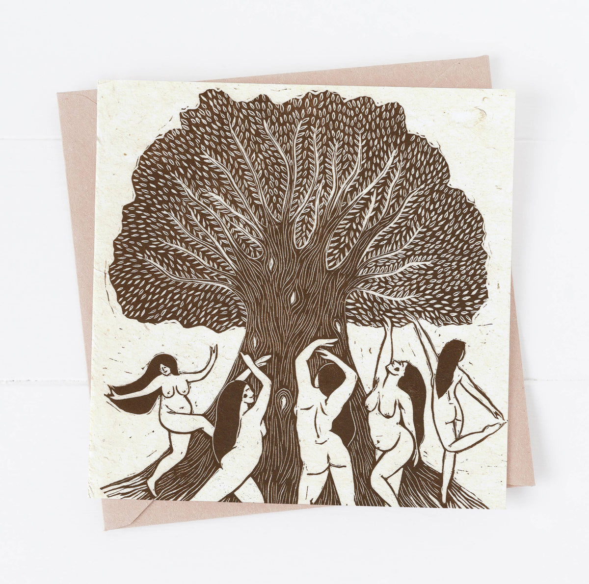Tree of Life greeting card, nature, pagan, folklore, friends