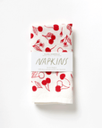 Cherries Linen Napkins - Set of 2