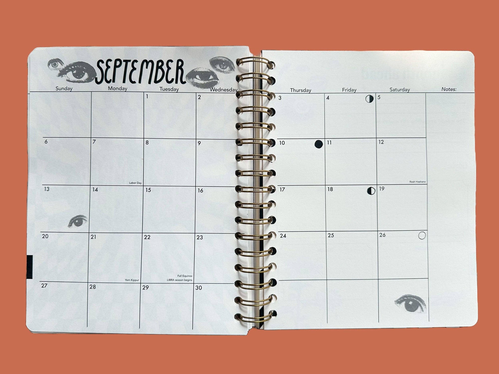 PRE-ORDER | Undated Flexible Planner, Flower Power Cover