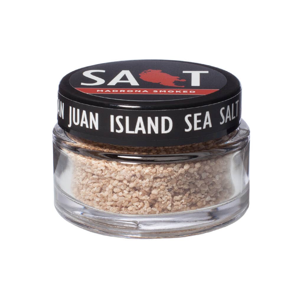 San Juan Island Sea Salt - 1 oz Jar Madrona Smoked Sea Salt