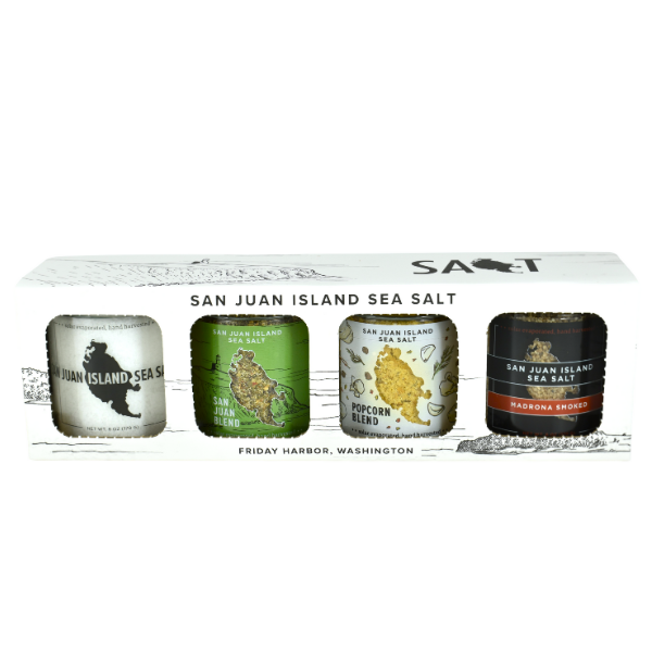 San Juan Island Sea Salt - Best Sellers Four Pack