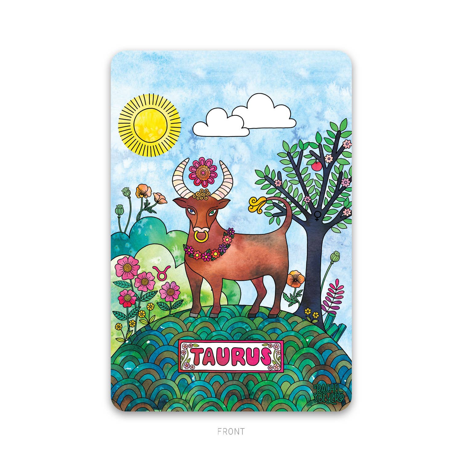 Taurus Zodiac Mini Art Print