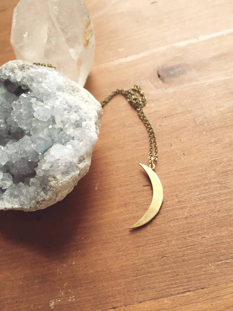 Roots Moon Necklace