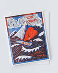 Your Heart is Safe With Me Letterpress Encouragement Card
