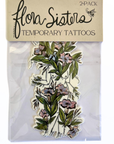 Marcy Ellis - Temporary Tattoo, 2-Pack, Color, Geranium Sister 