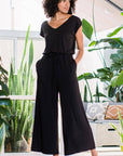 KIOVA V-NECK BAMBOO JUMPSUIT