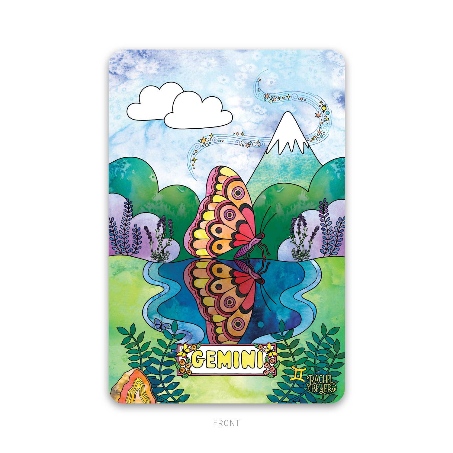 Gemini Zodiac Mini Art Print