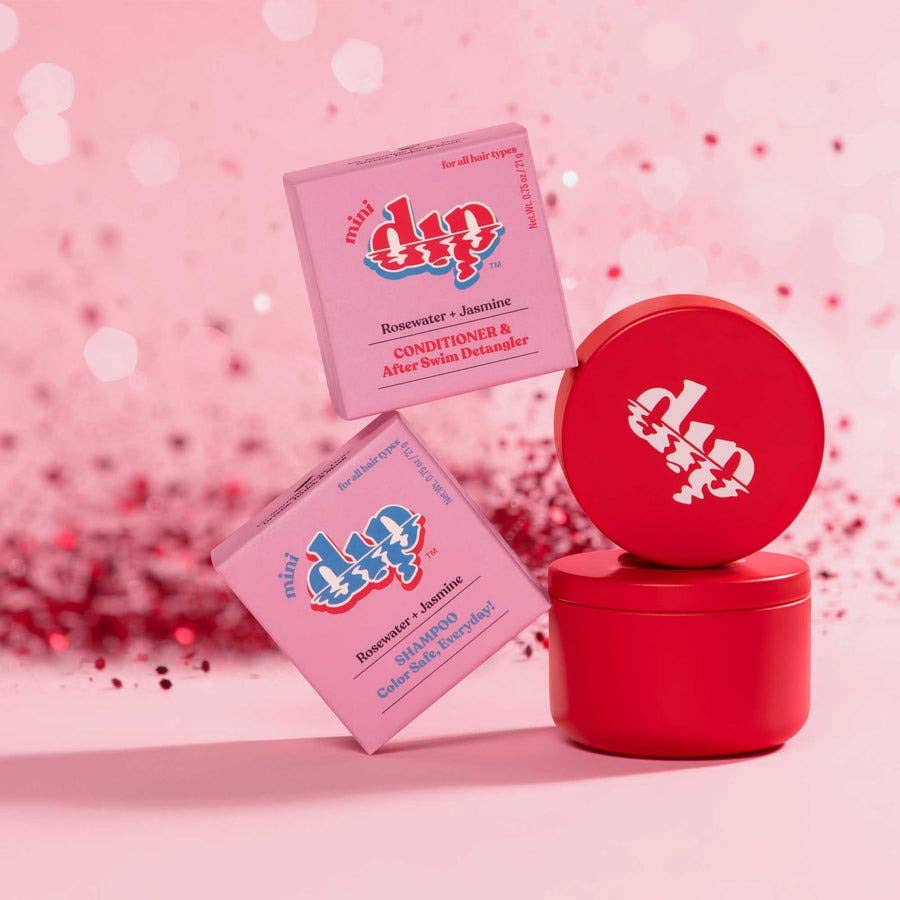 Mini Dip Color Safe Shampoo Bar for Every Day - Rosewater &amp;