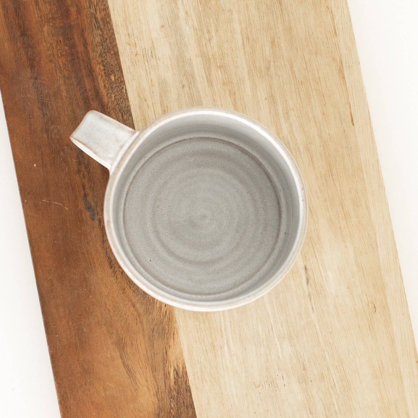 Carved Stoneware Mug
