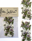 Marcy Ellis - Temporary Tattoo, 2-Pack, Color, Geranium Sister 