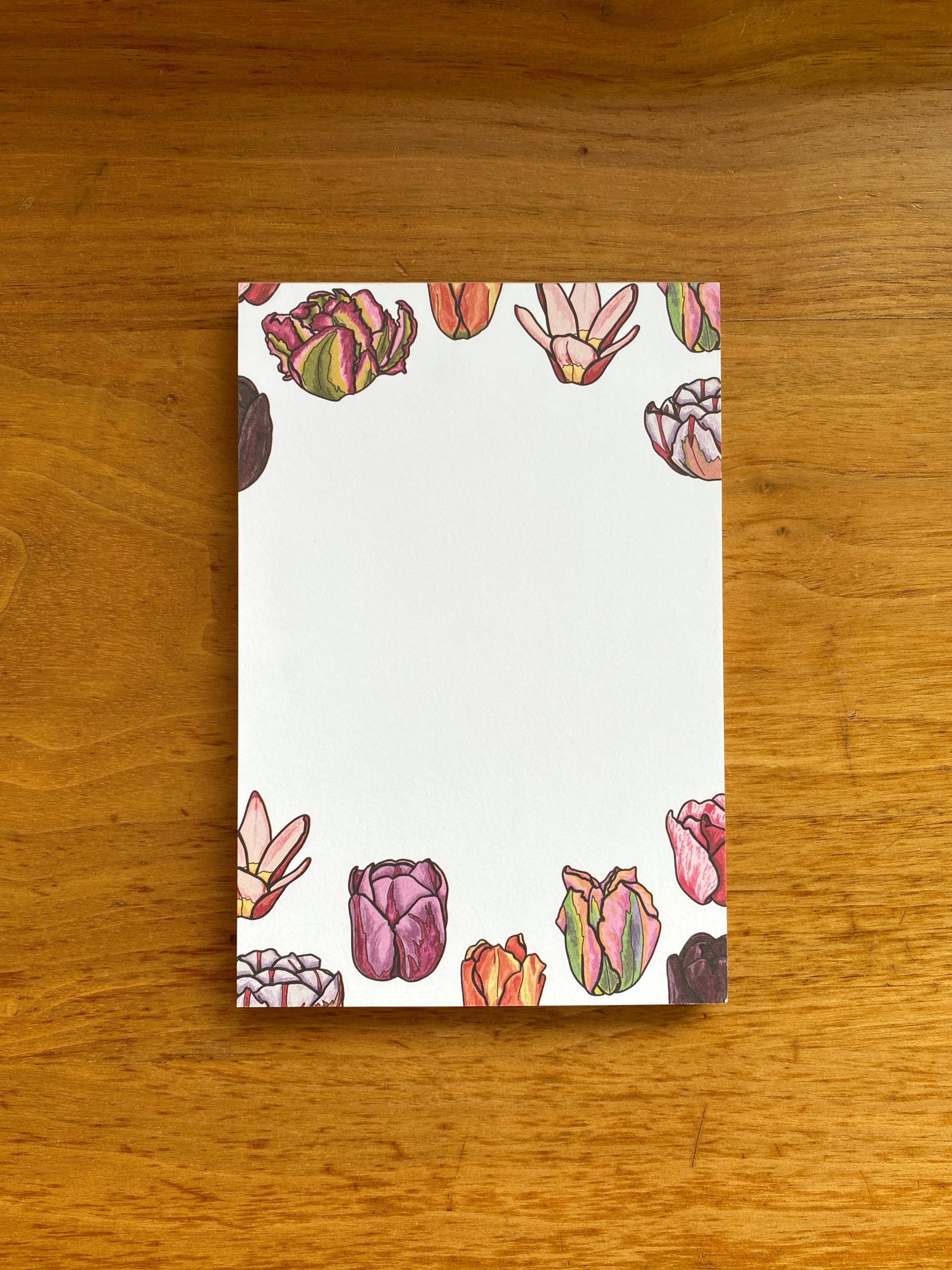 Illustrated Tulip Market Notepad