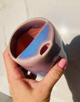 Lovers pottery mug