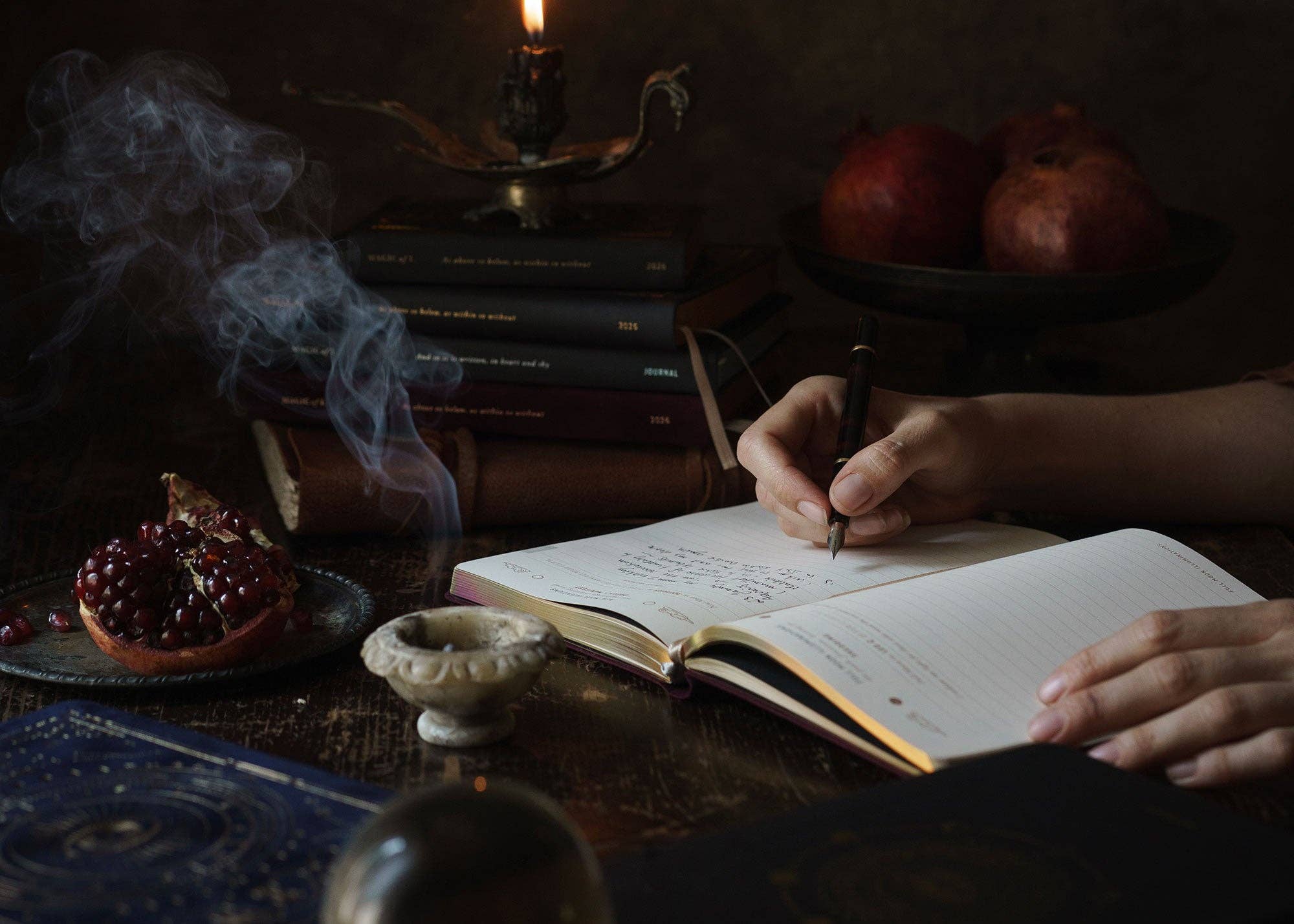 2026 Astrological Almanac &amp; Guidebook - Pomegranate Velvet