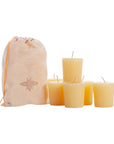 Votive Candles – 100% Pure Beeswax – 15hr Burn