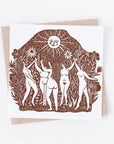 Sundance Card, pagan, autumnal, solstice, sun, warm